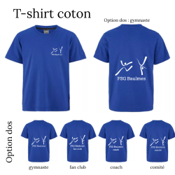 T-shirt basique coton adulte